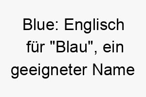 blue englisch fuer blau ein geeigneter name fuer einen hund mit blauen augen oder einem blaeulichen fell 17360