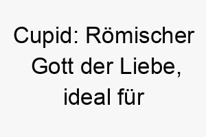 cupid roemischer gott der liebe ideal fuer einen sehr liebenswerten hund 17687