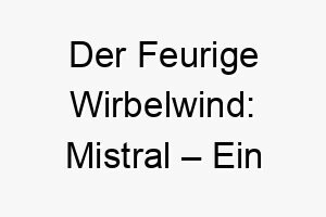 der feurige wirbelwind mistral ein kraftvoller name fuer leidenschaftliche hunde 22827