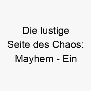 die lustige seite des chaos mayhem ein energiegeladener wirbelwind 22842