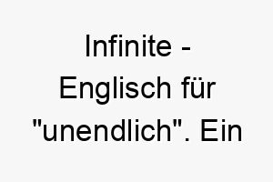 infinite englisch fuer unendlich ein grossartiger name fuer einen hund dessen loyalitaet und liebe keine grenzen kennen 20450