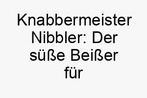 knabbermeister nibbler der suesse beisser fuer froehliche hundeleckerbissen 23195