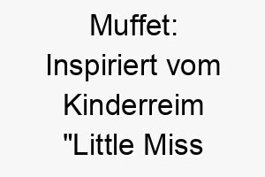 muffet inspiriert vom kinderreim little miss muffet ein suesser name fuer einen kleinen liebenswerten hund 22454