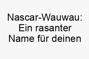 nascar wauwau ein rasanter name fuer deinen superflinken vierbeiner 23153