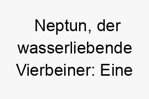 neptun der wasserliebende vierbeiner eine hundenase im ozean der begeisterung 23225