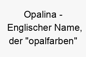 opalina englischer name der opalfarben bedeutet 7358