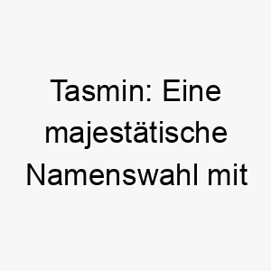 tasmin eine majestaetische namenswahl mit persischem flair 11705