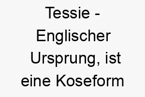 tessie englischer ursprung ist eine koseform von theresa und bedeutet erntehelferin bedeutung als hundename 12029