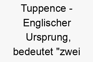 tuppence englischer ursprung bedeutet zwei pence 9391 1