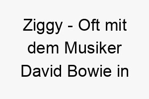 ziggy oft mit dem musiker david bowie in verbindung gebracht ist es ein lustiger und unkonventioneller name fuer einen hund 27963