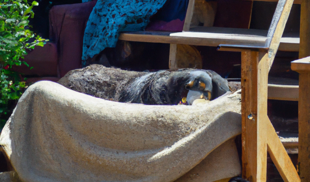 schlafplatz für den hund, sleeping place for the dog